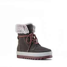 Load image into Gallery viewer, Vanetta lace-up tall boot (Pewter)
